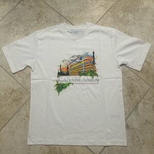 Casablanca Tennis Club Fitted
Shirt White Size M